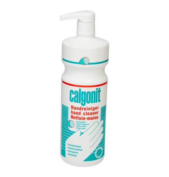 Handreiniger Calgonit in der praktischen Spenderflasche